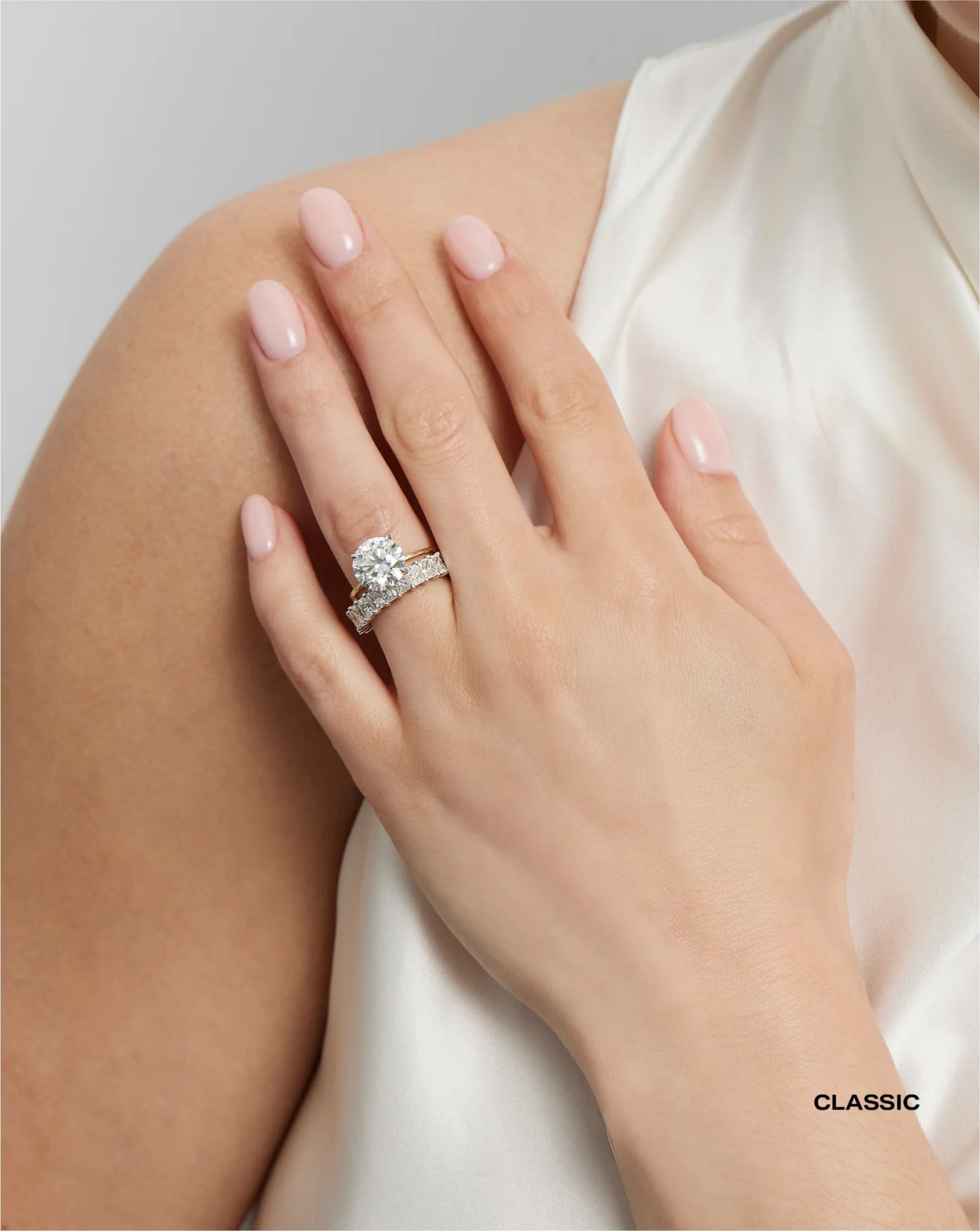 Radiant Diamond and Birthstone Eternity Band