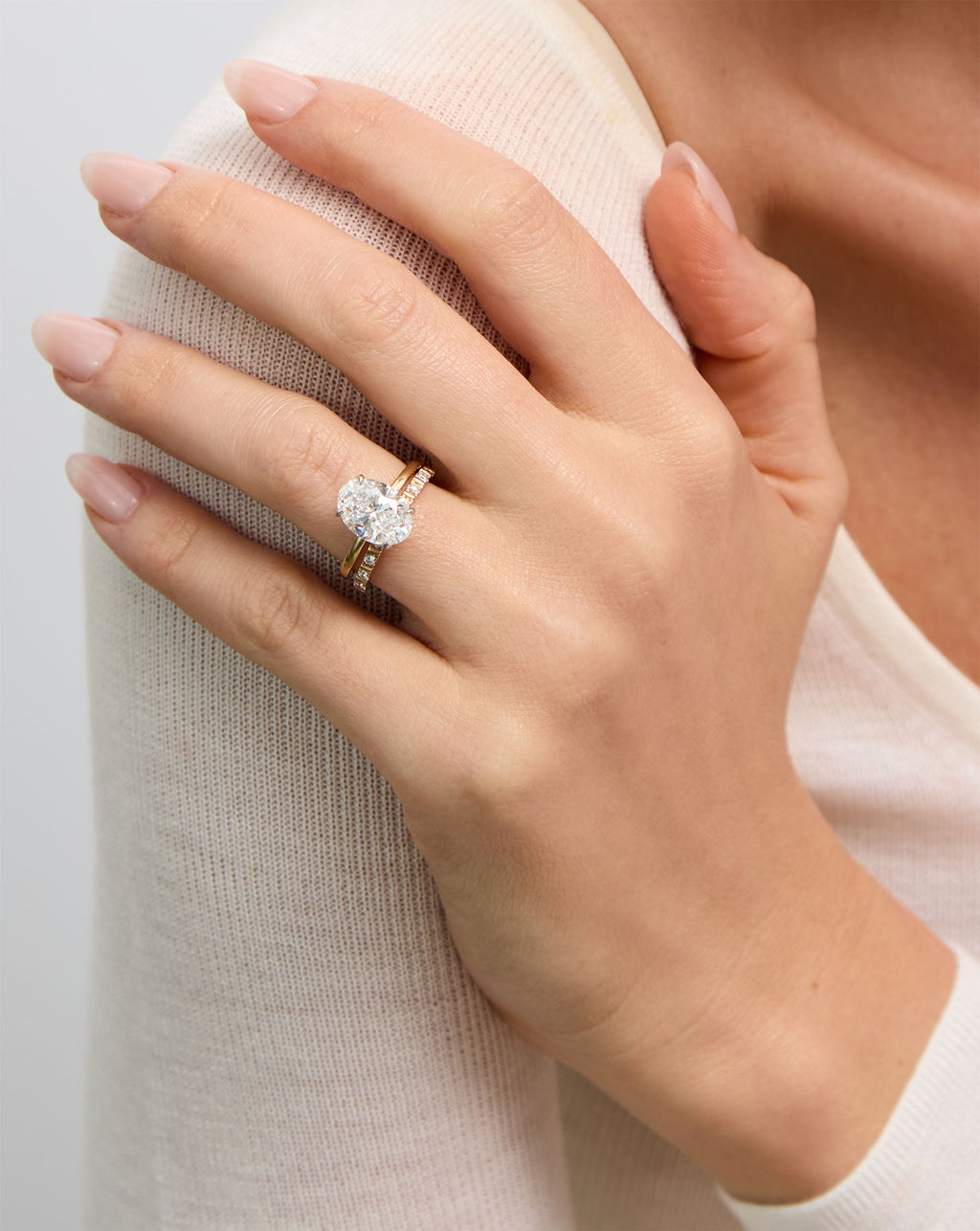 Fluted Diamond Band