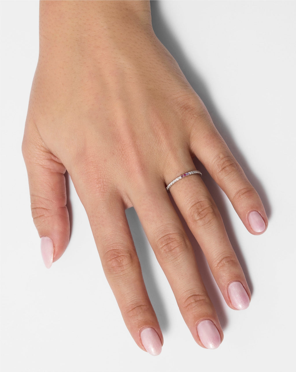 Personalized Perfect Pavé Diamond Ring | Platinum