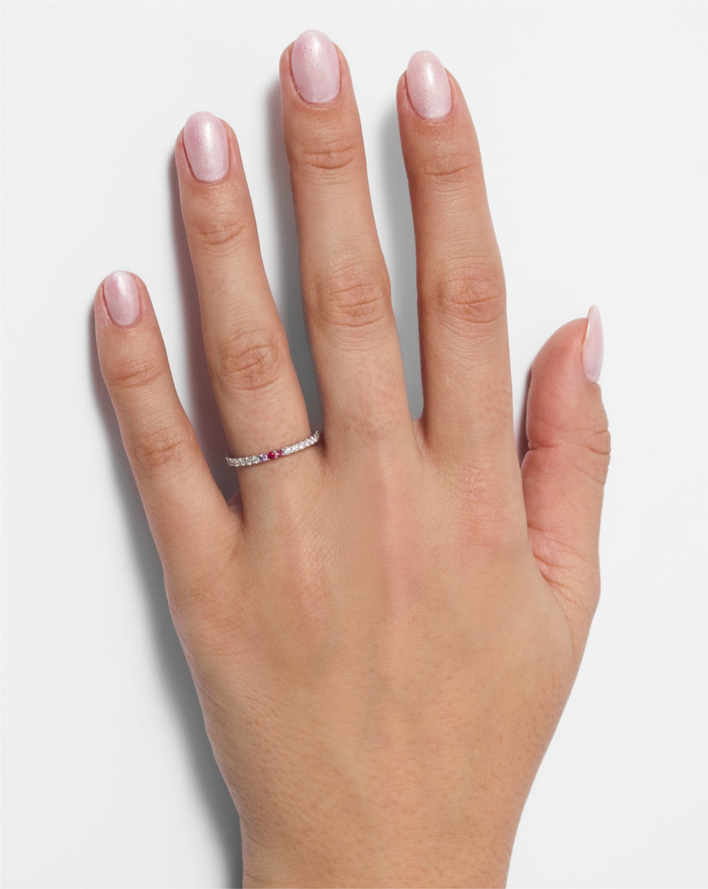 Personalized Perfect Pavé Diamond Ring | Platinum