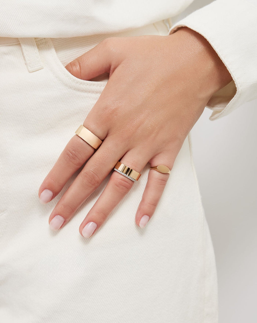 Perfect Pavé Diamond Ring | Platinum