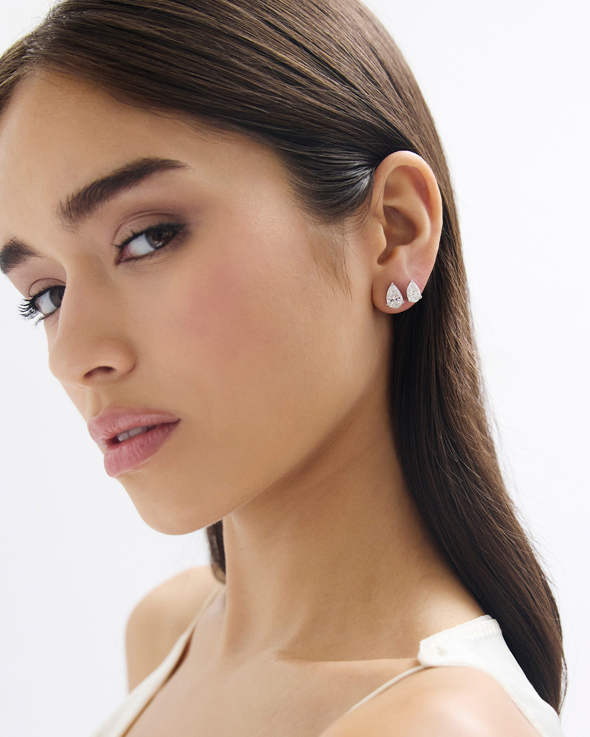 Pear Lab Diamond Studs