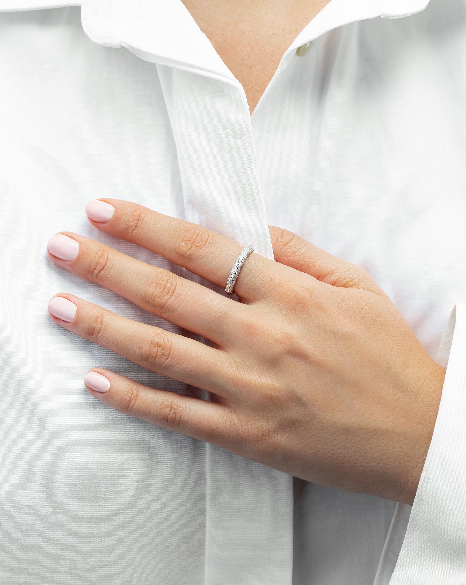 Petite Pavé Diamond Cloud Ring