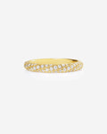 Twisted Lab Diamond Band