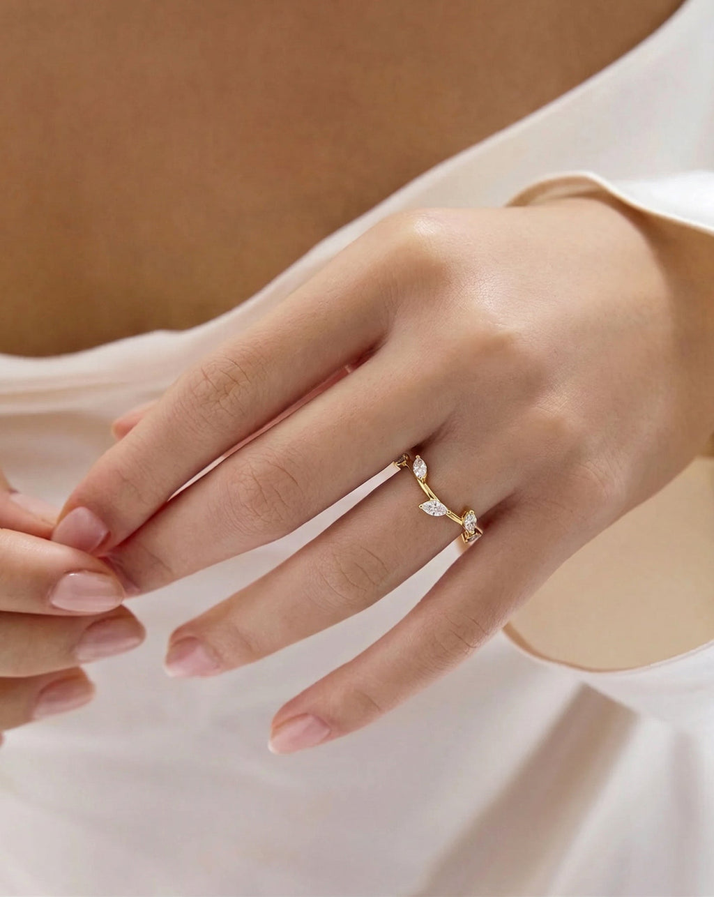 Vine Diamond Band