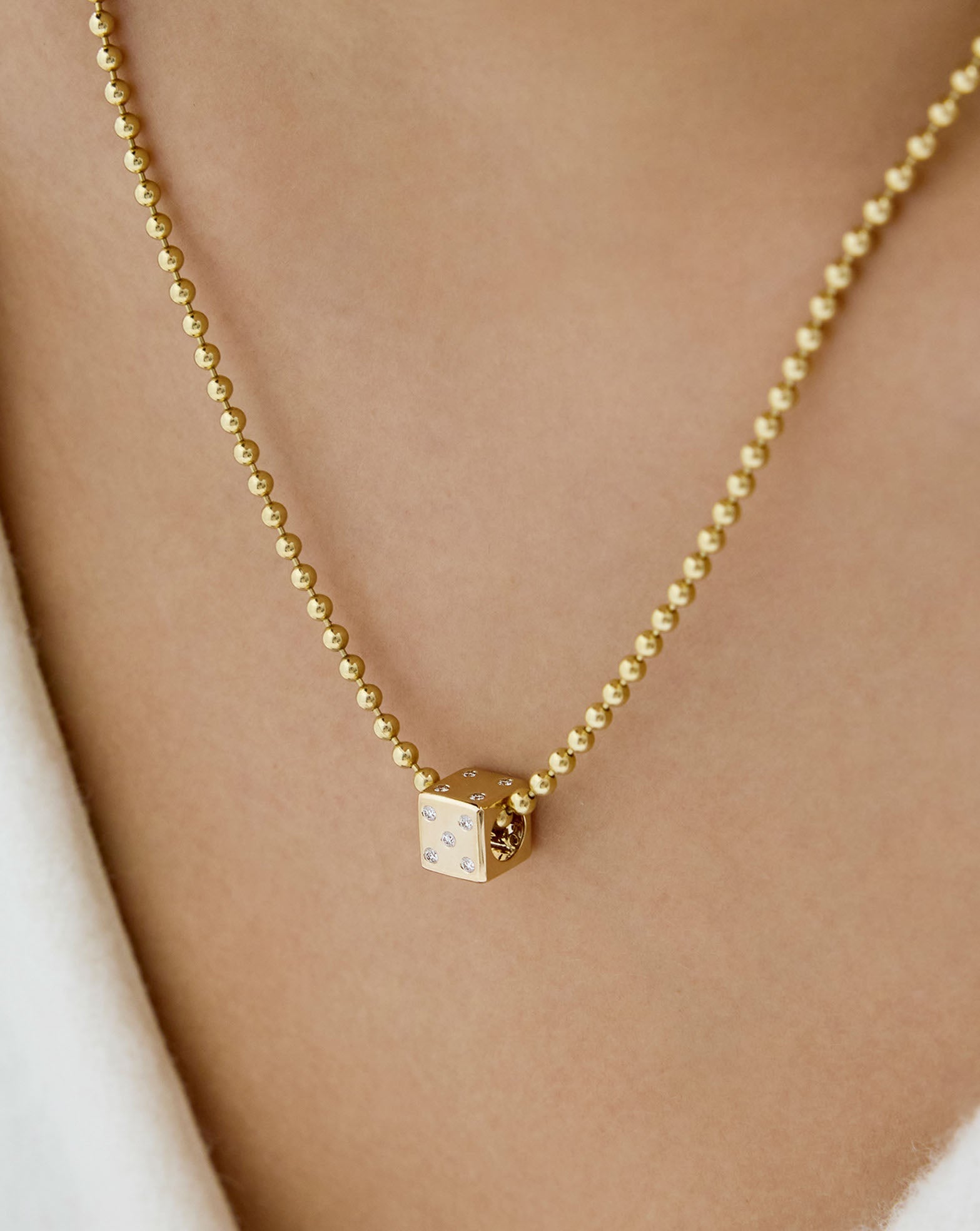 Diamond Dice Eternity Bead