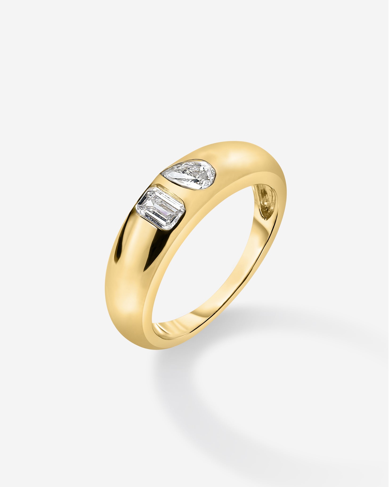 Lab Diamond Duo Ring