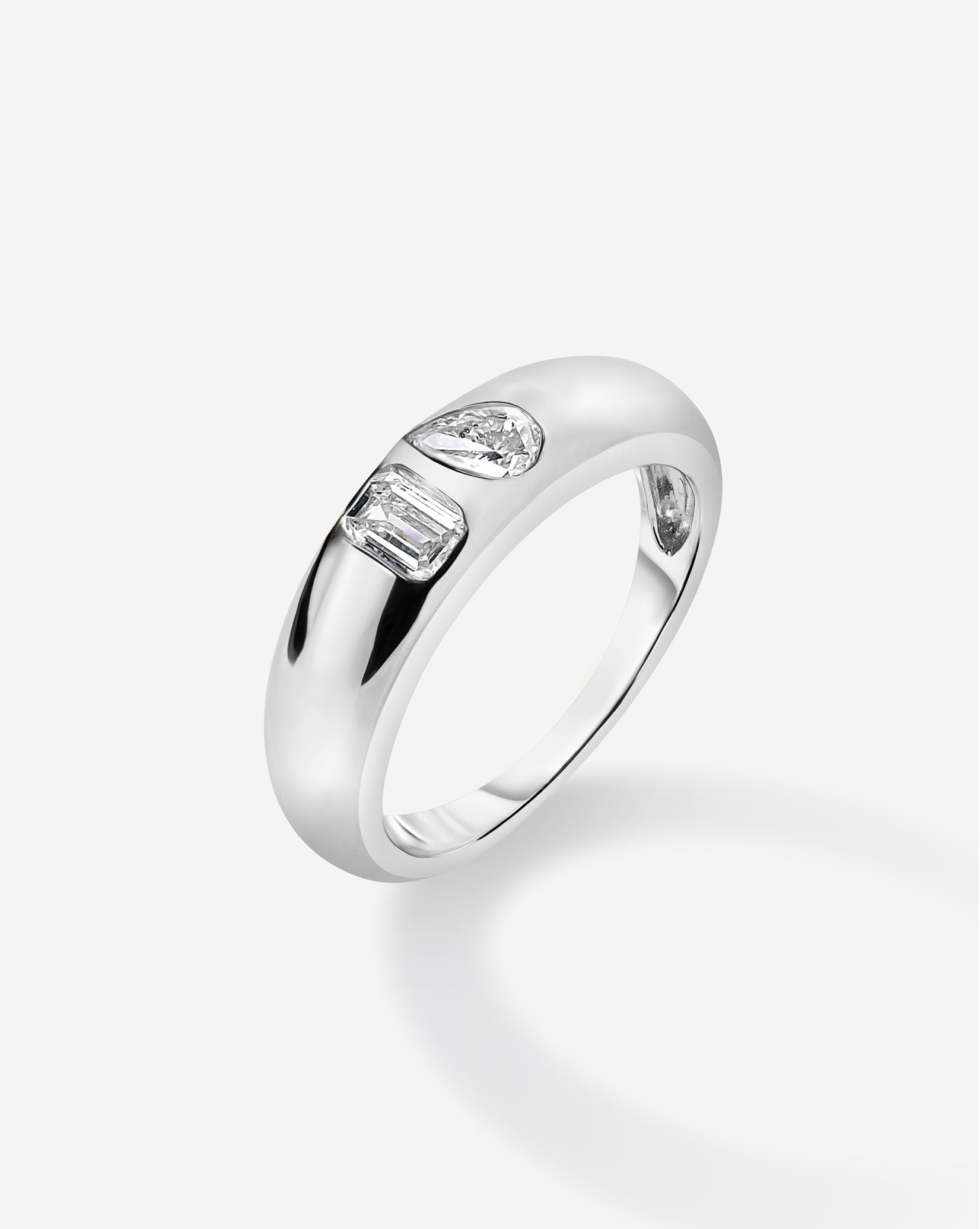 Lab Diamond Duo Ring