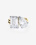 5.19 Emerald & Pear Lab Diamond in Whisper Thin® Duet