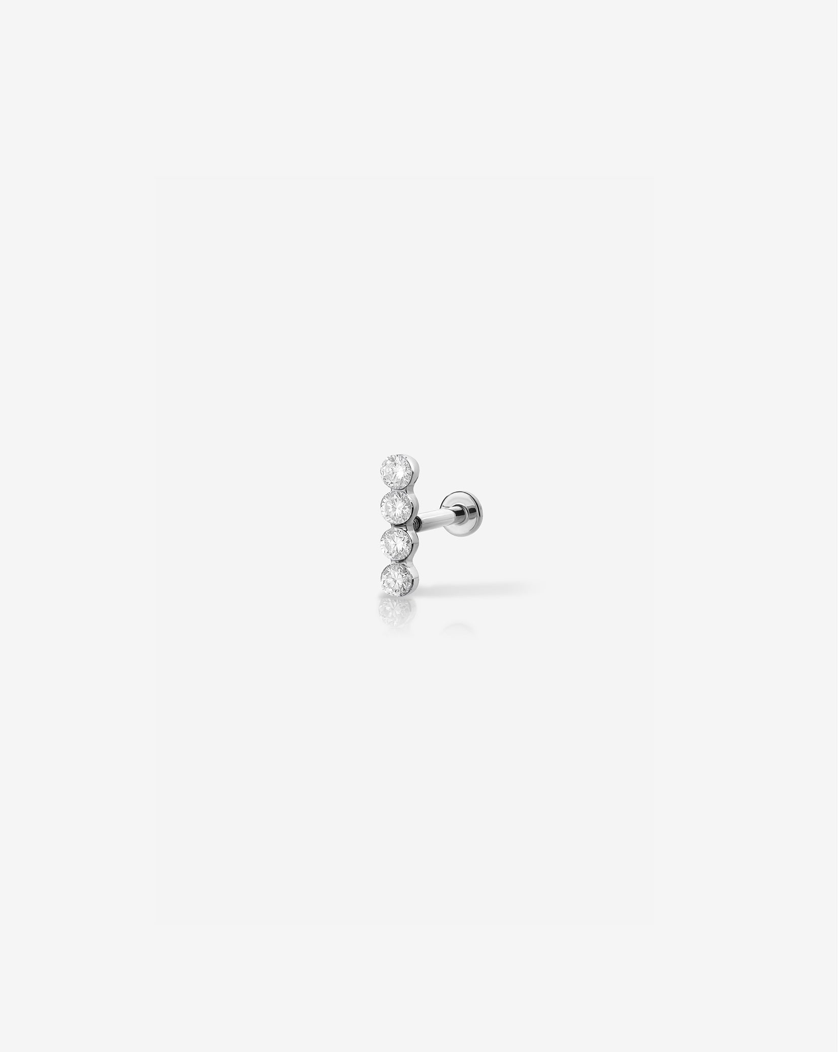 Lab Diamond Row Flatback