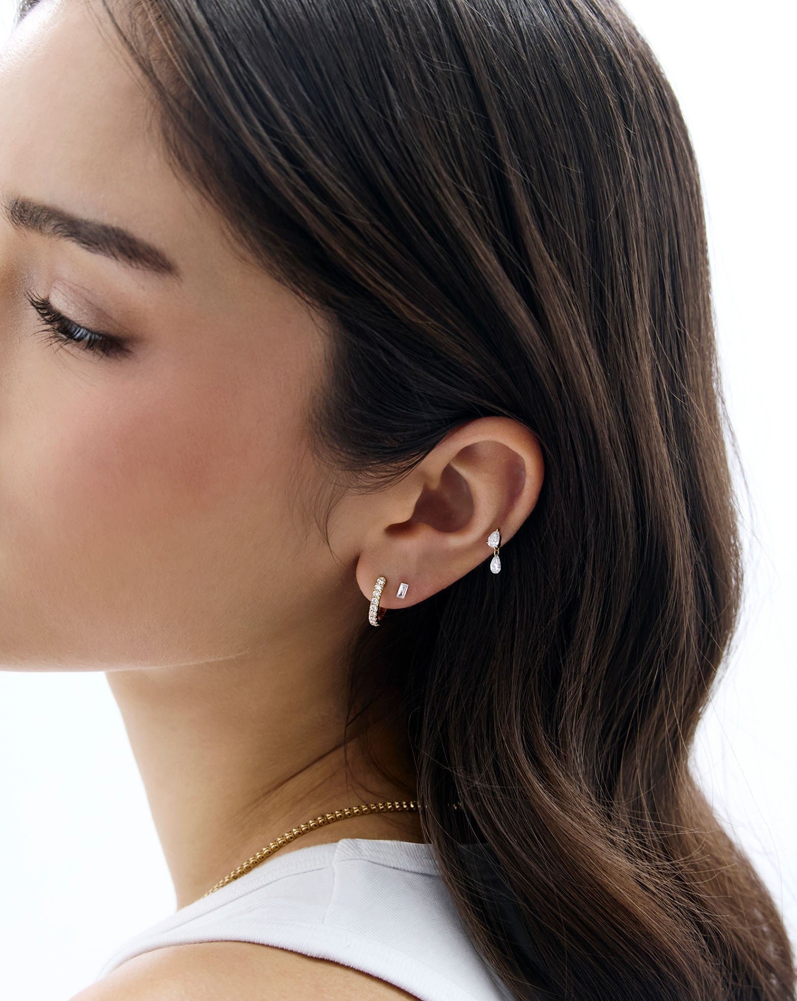 Pear Drop Lab Diamond Flatback