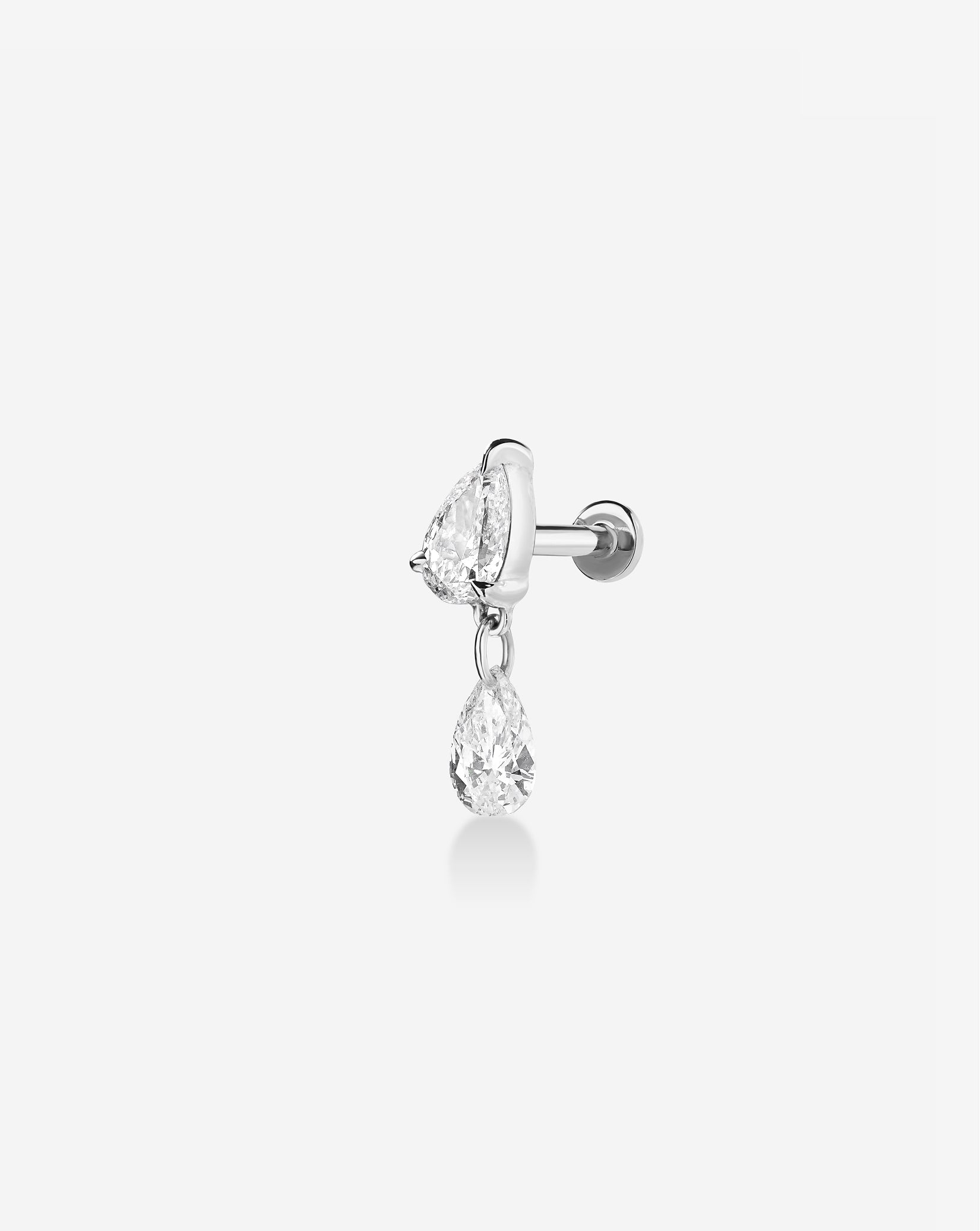Pear Drop Lab Diamond Flatback
