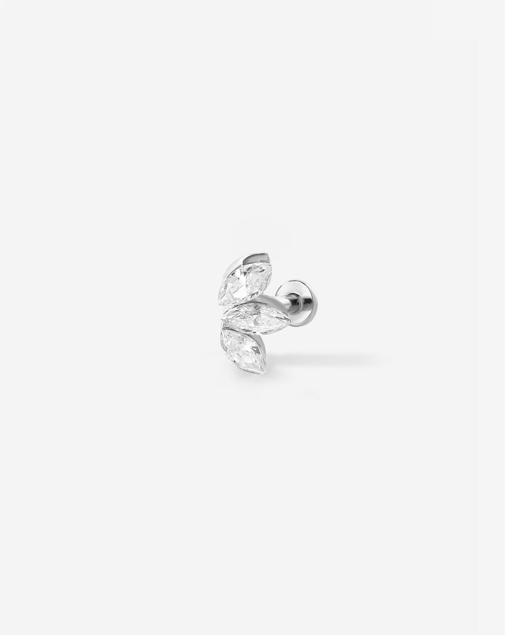 Trio Marquise Lab Diamond Flatback