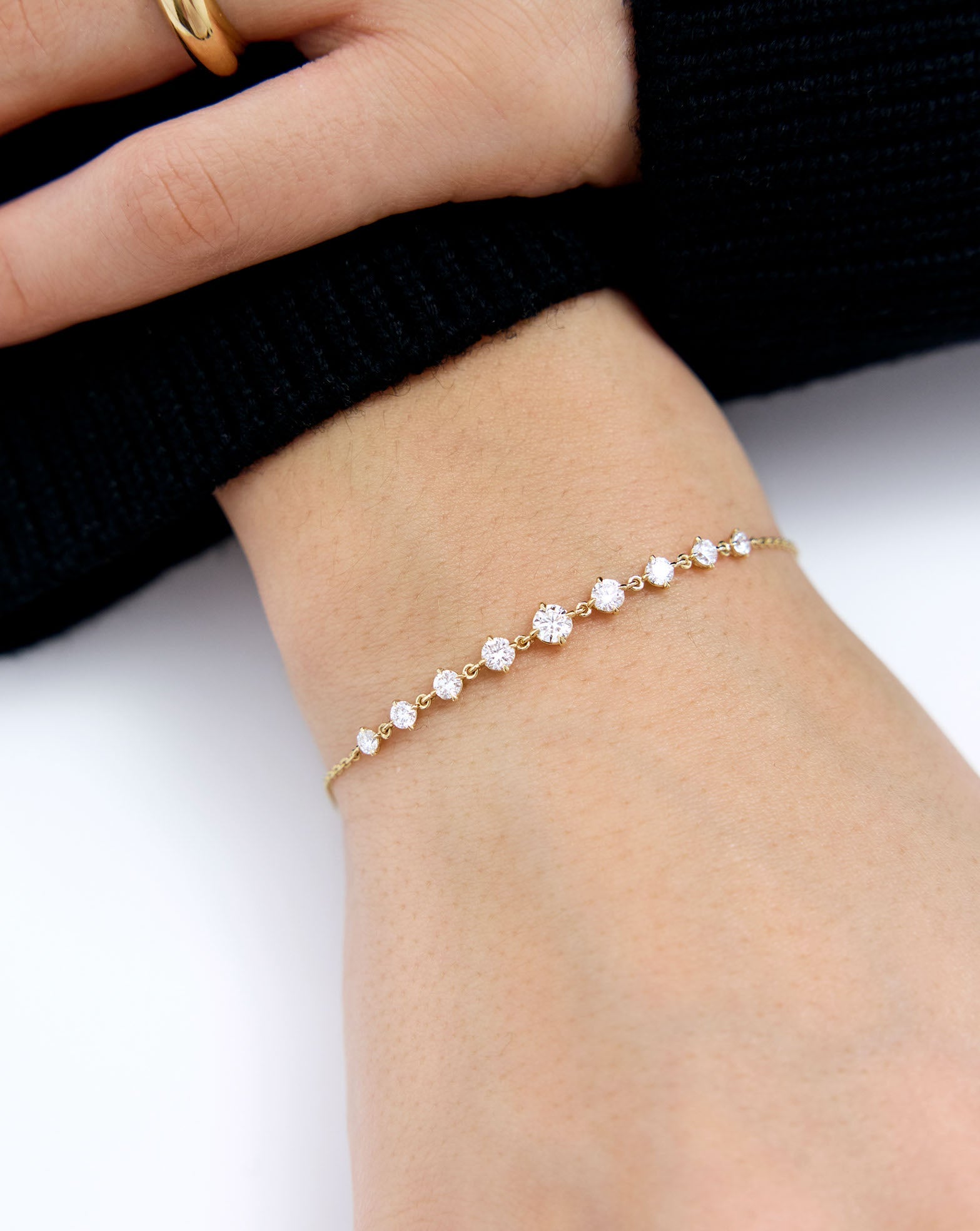 Starlight Graduated Lab Diamond Bracelet