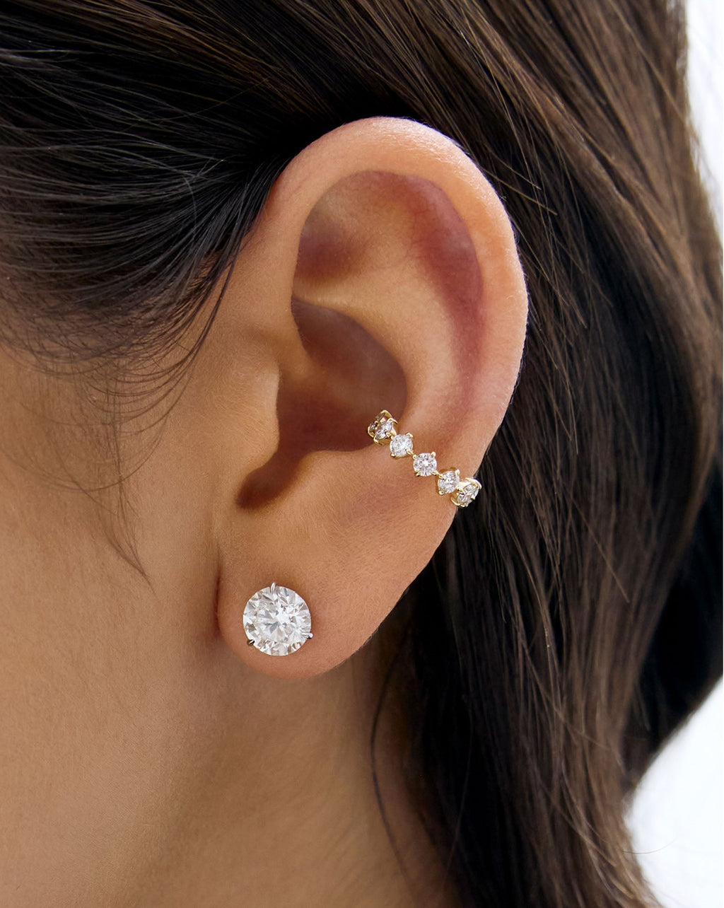 Starlight Lab Diamond Ear Cuff