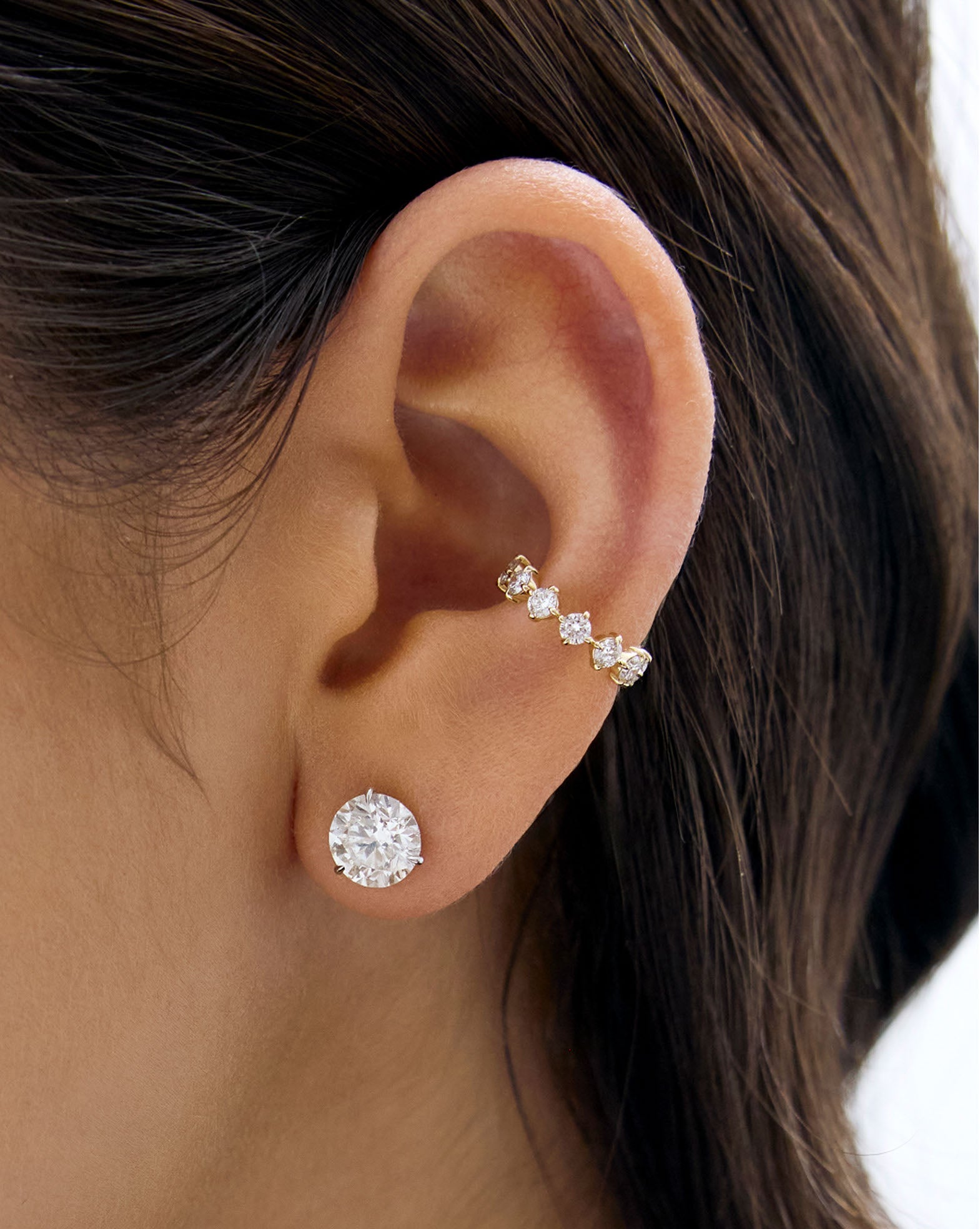 Starlight Lab Diamond Ear Cuff
