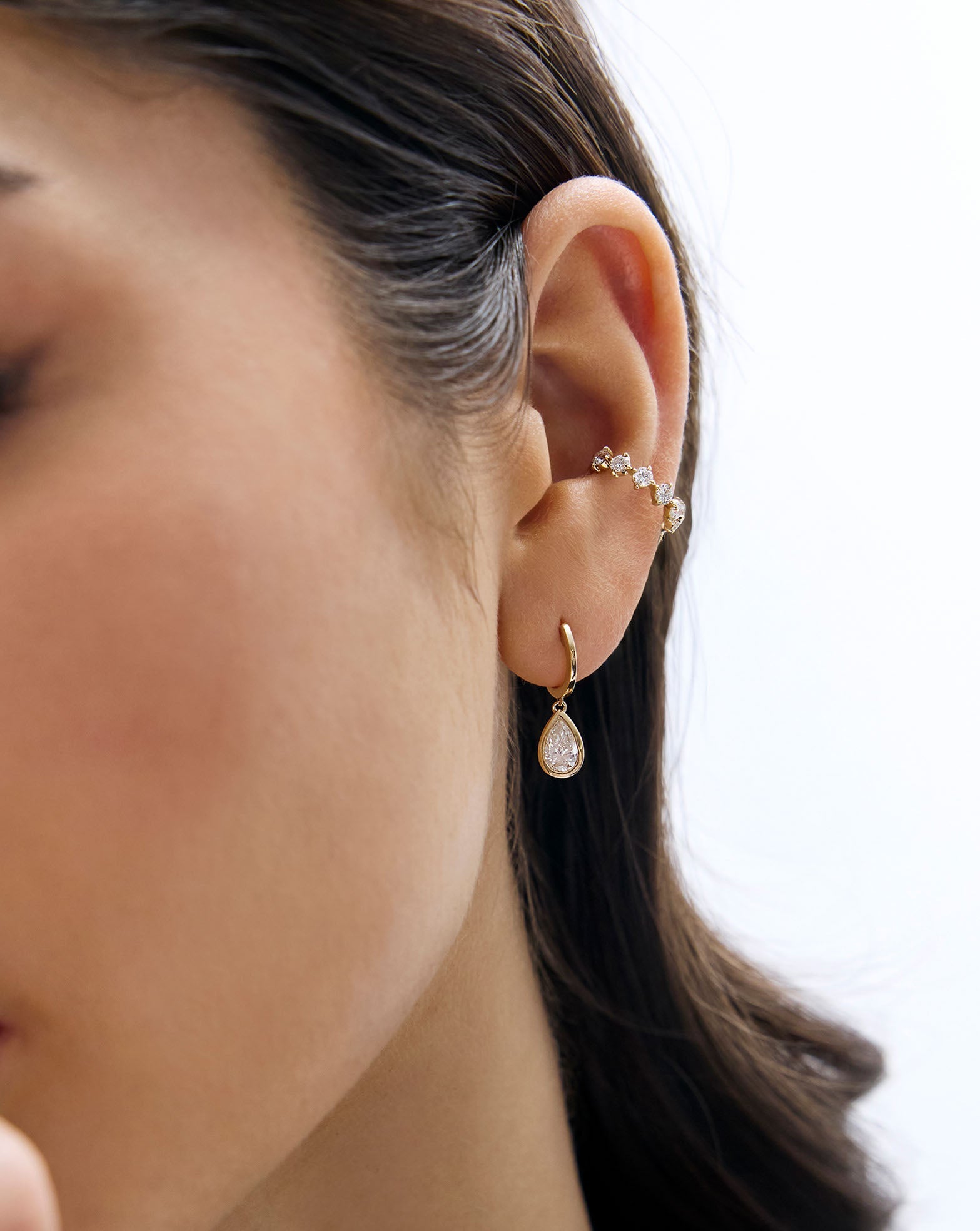 Starlight Lab Diamond Ear Cuff