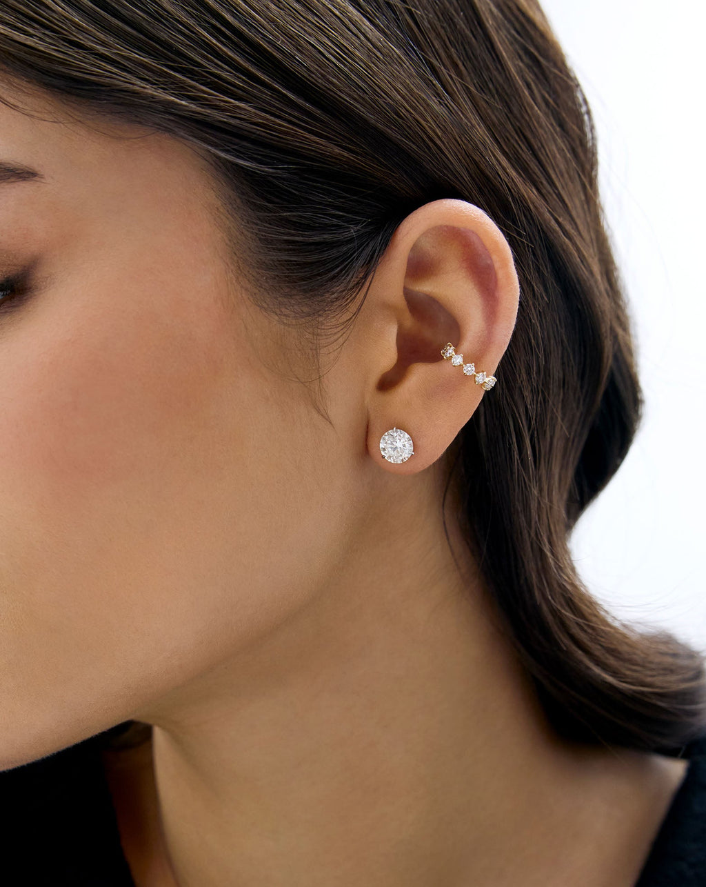 Starlight Lab Diamond Ear Cuff
