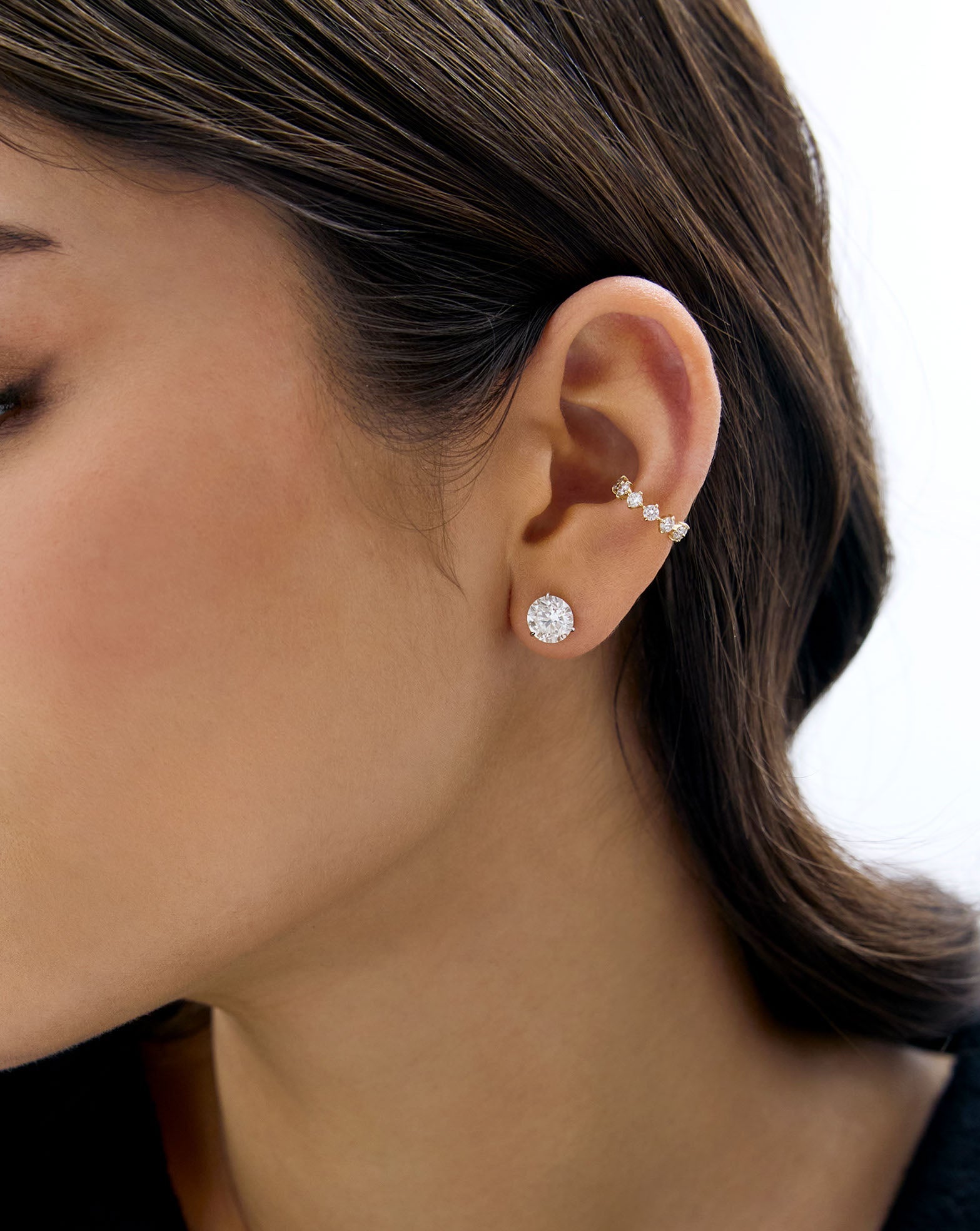Starlight Lab Diamond Ear Cuff