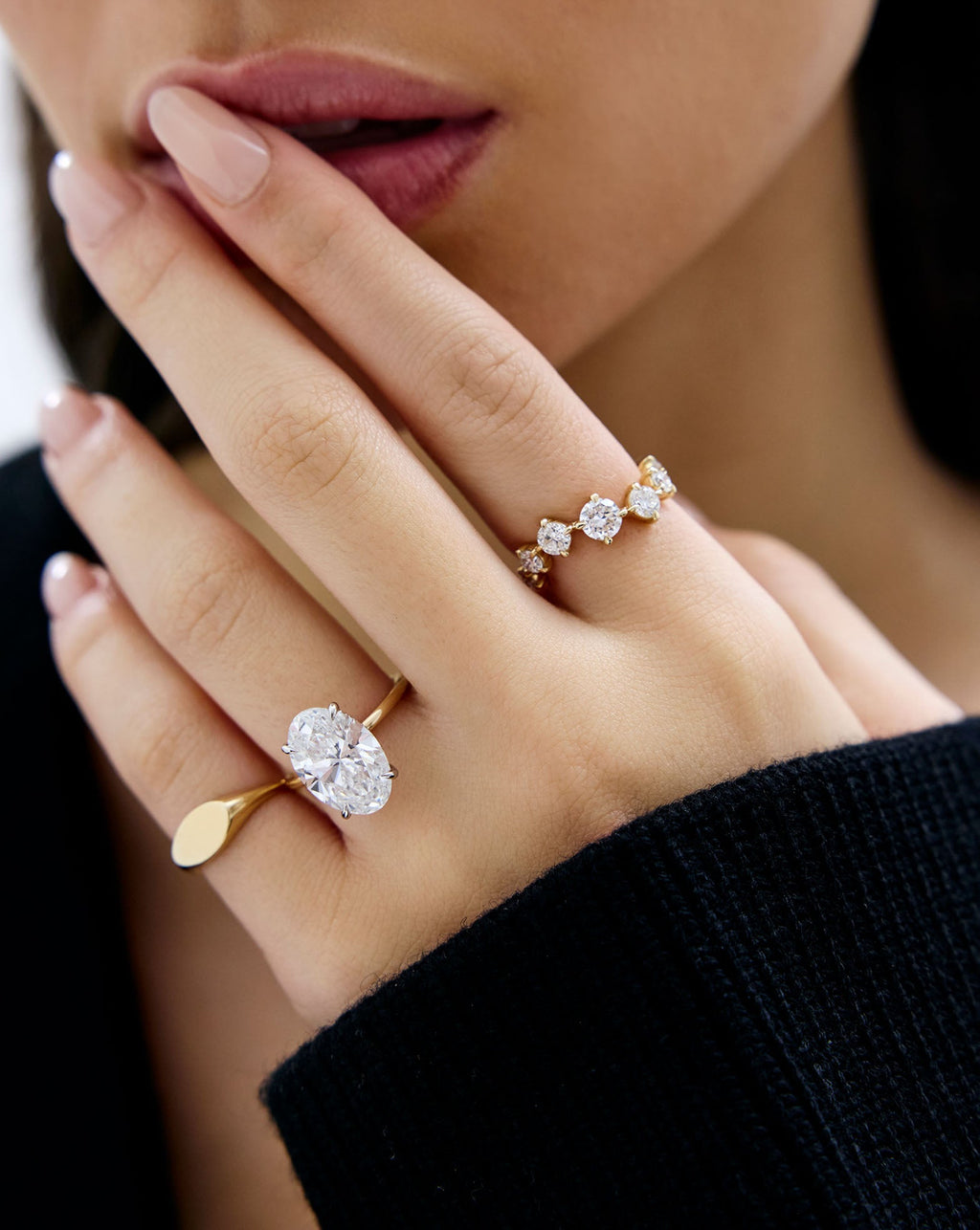 Starlight Lab Diamond Ring