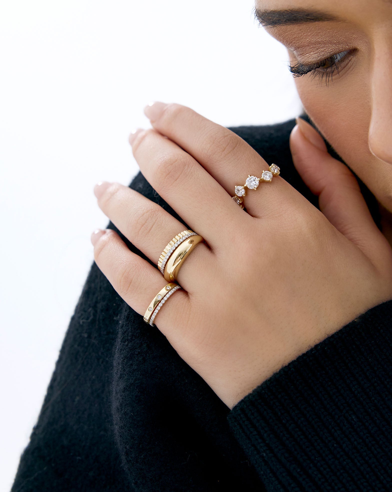 Starlight Lab Diamond Ring