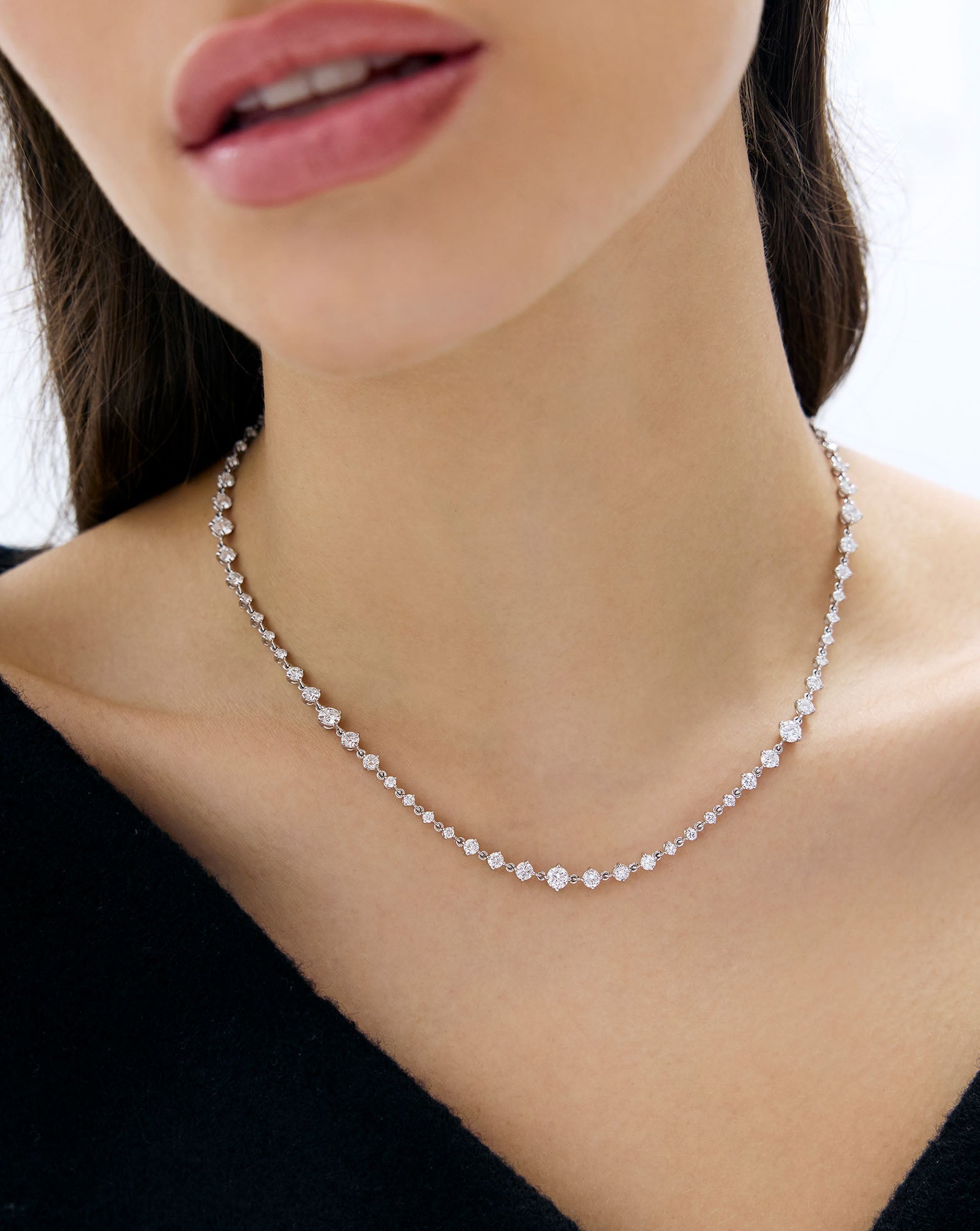Starlight Lab Diamond Tennis Necklace