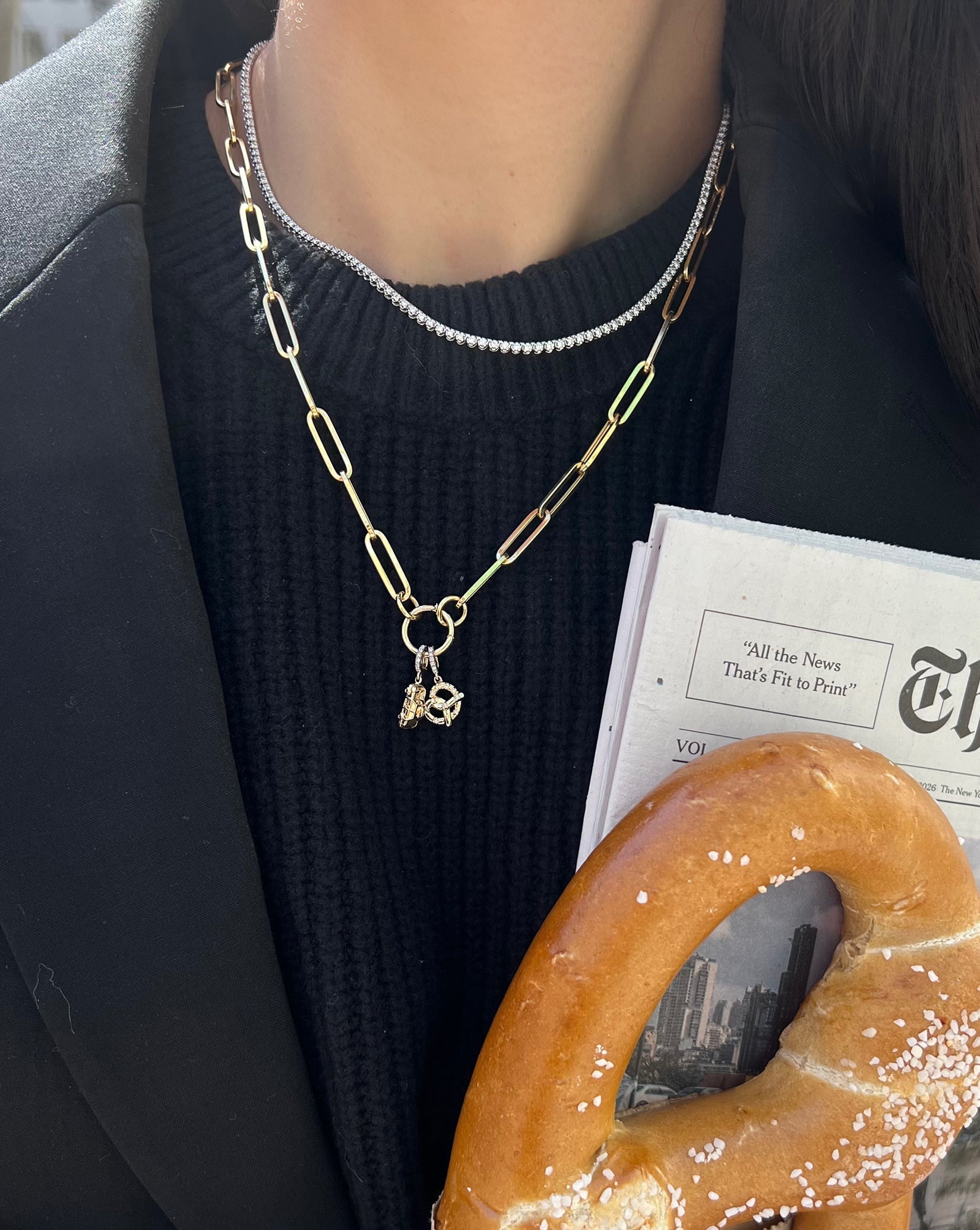 Pretzel Charm