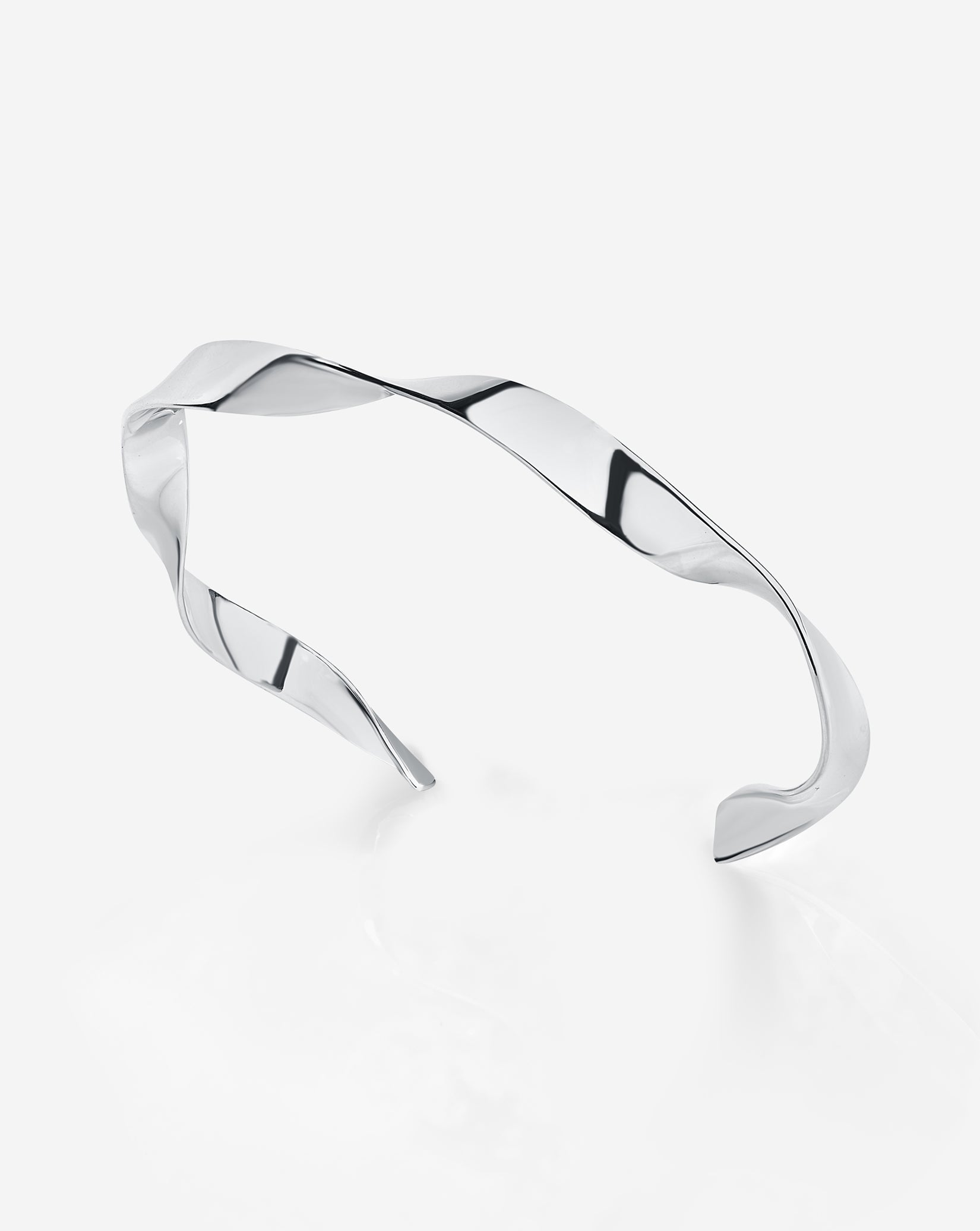 Silver Twist Cuff