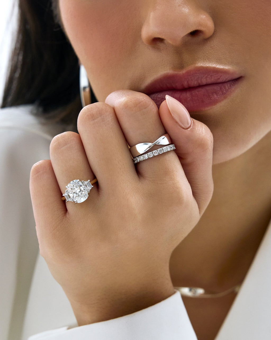 Silver Twist Ring