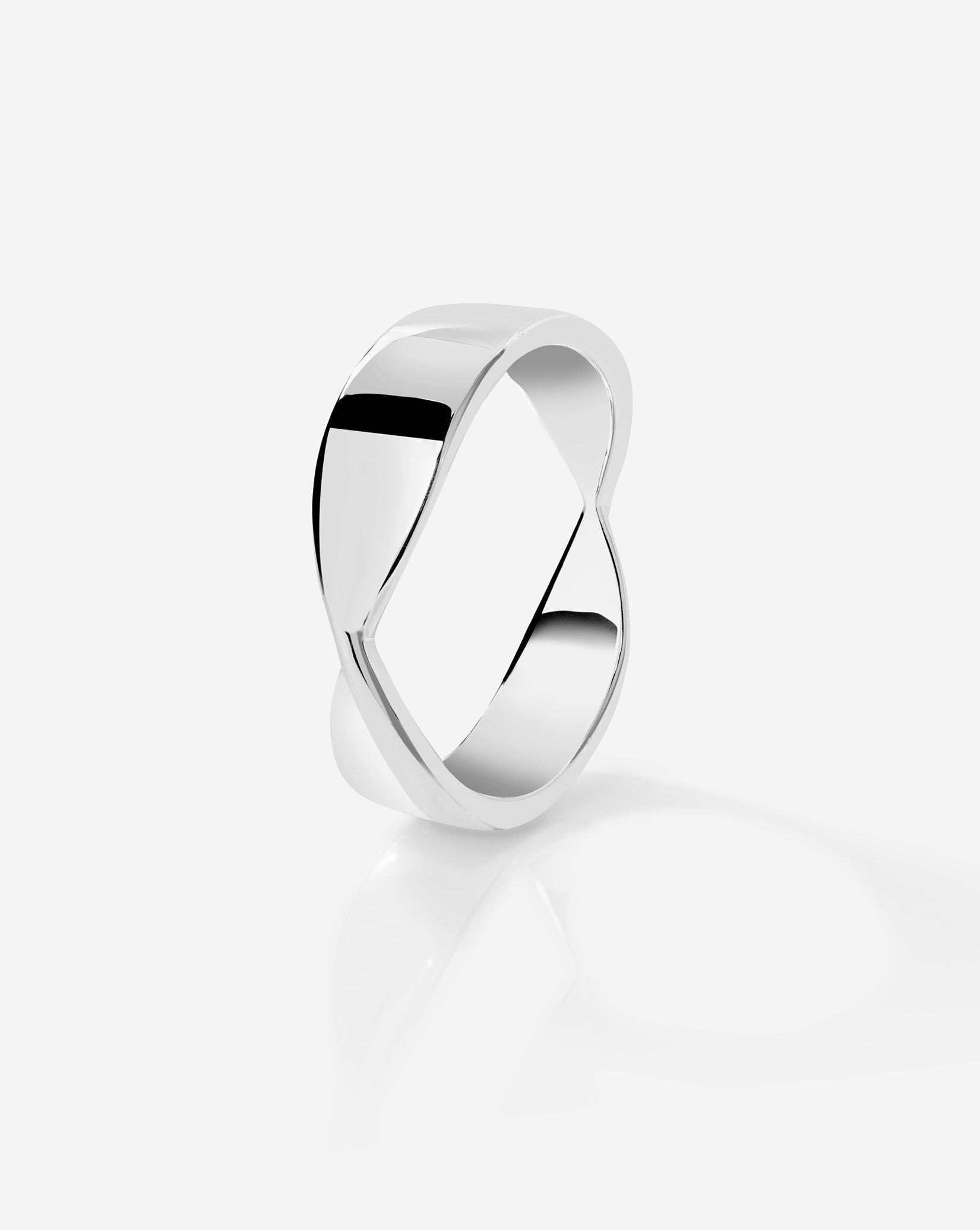 Silver Twist Ring