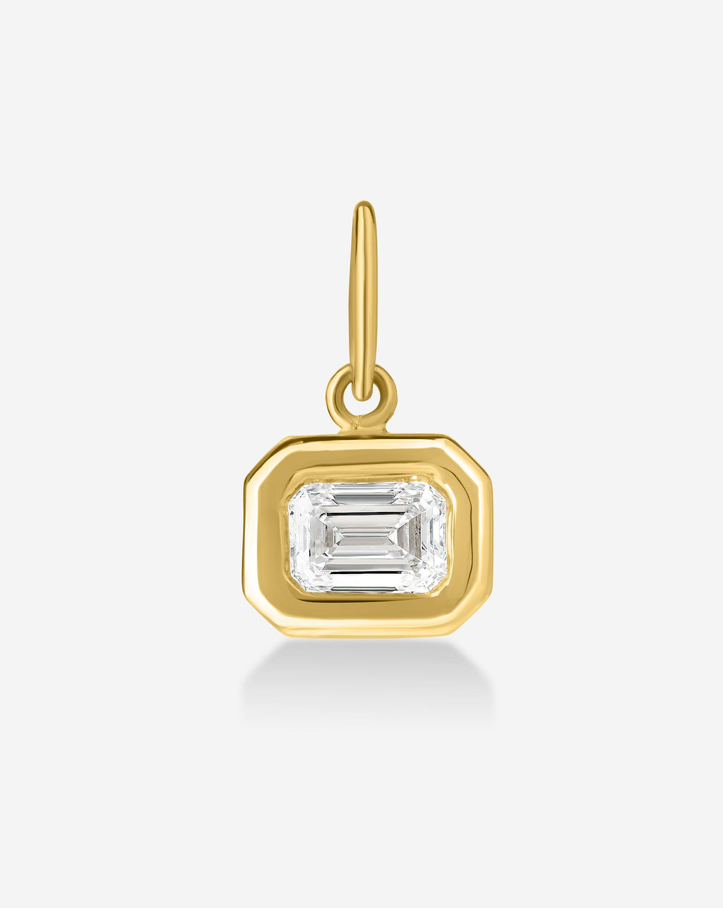 Framed Lab Diamond Pendant