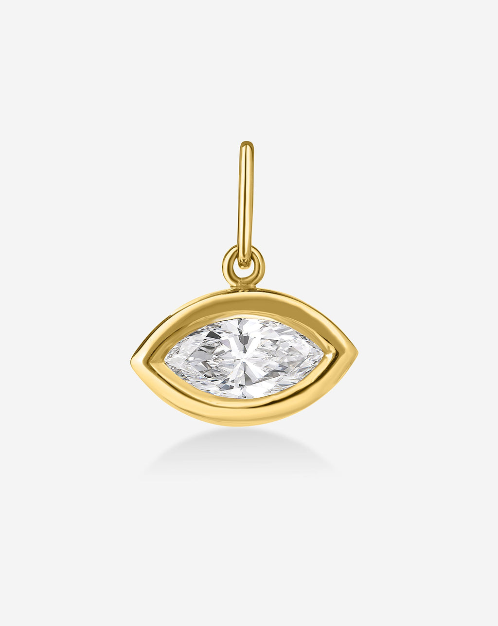 Framed Lab Diamond Pendant