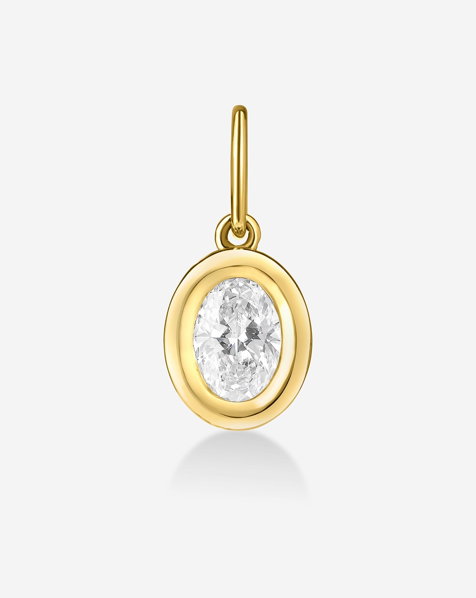 Framed Lab Diamond Pendant