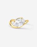 3.09 Oval Lab Diamond in The Wave