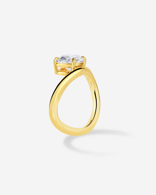 3.30 Oval Lab Diamond in The Wave