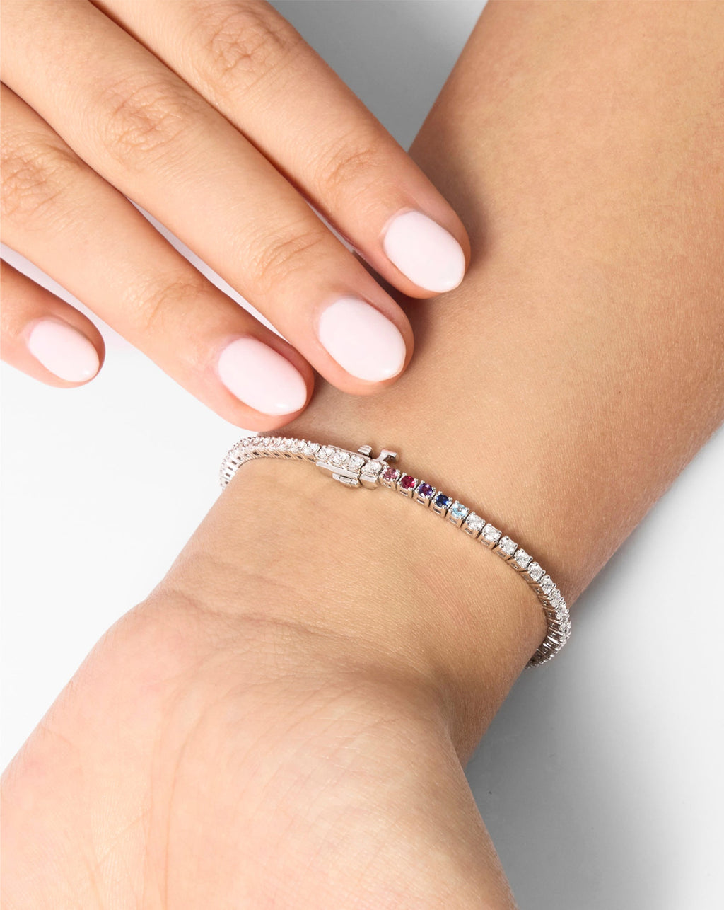 Birthstone Lab Tennis Bracelet