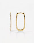 Diamond Rectangle Hoops