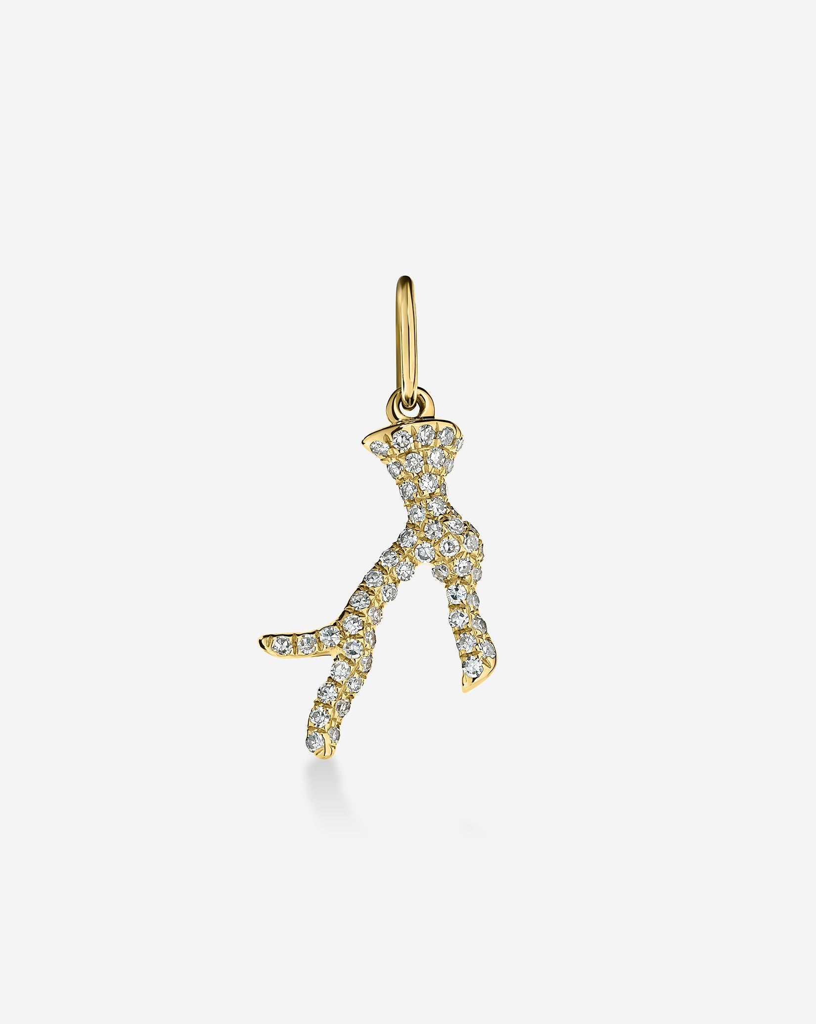 Diamond Coral Charm