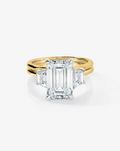 3.72 Emerald Lab Diamond in Whisper Thin® Embrace