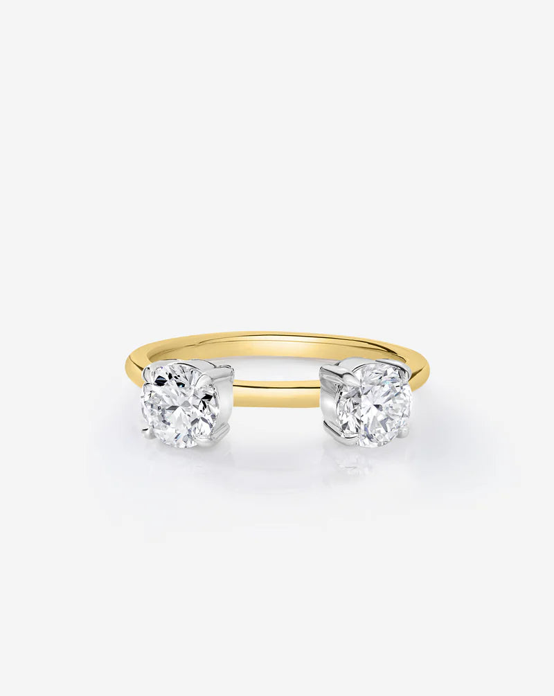 4.02 Round Lab Diamond in Whisper Thin® Embrace