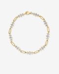 Graduated Lab Diamond Chain Bracelet