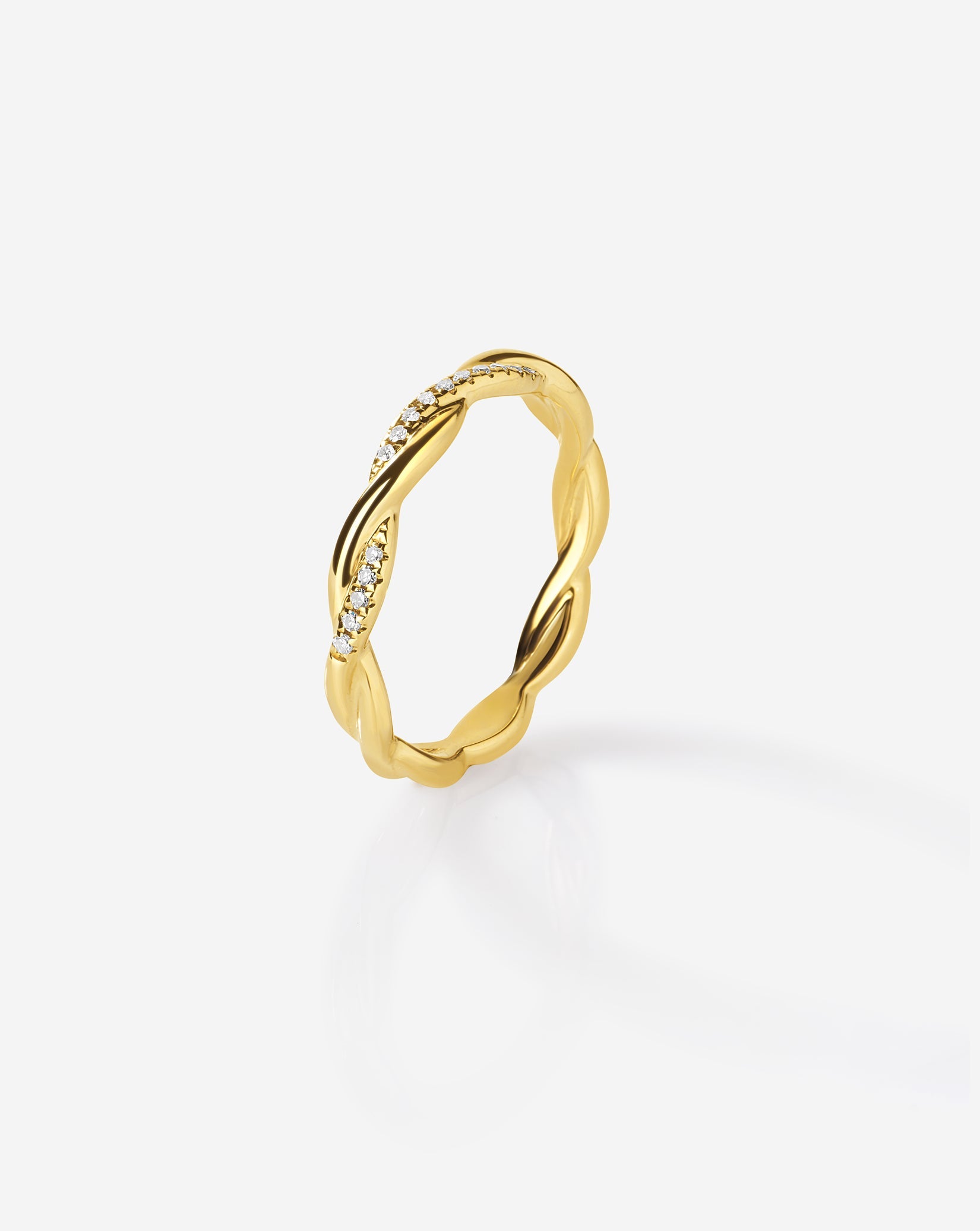 Twist Diamond Ring