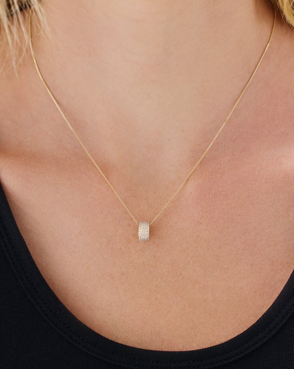 Large Pavé Eternity Bead