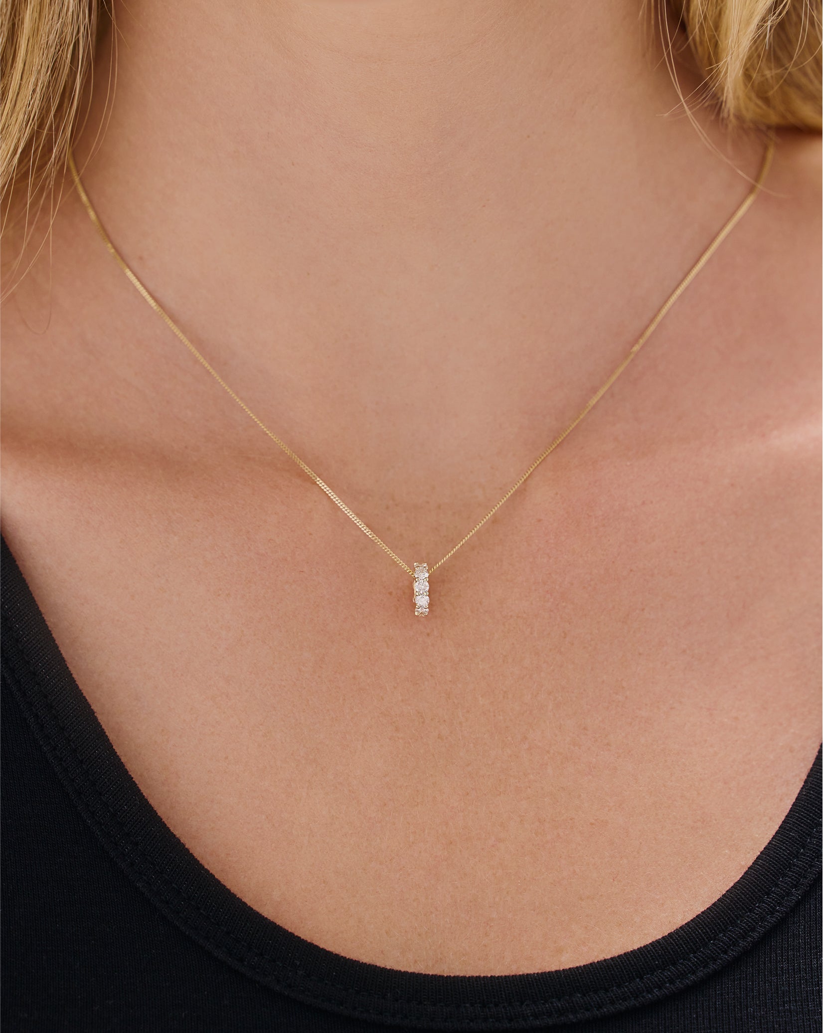Round Diamond Eternity Bead