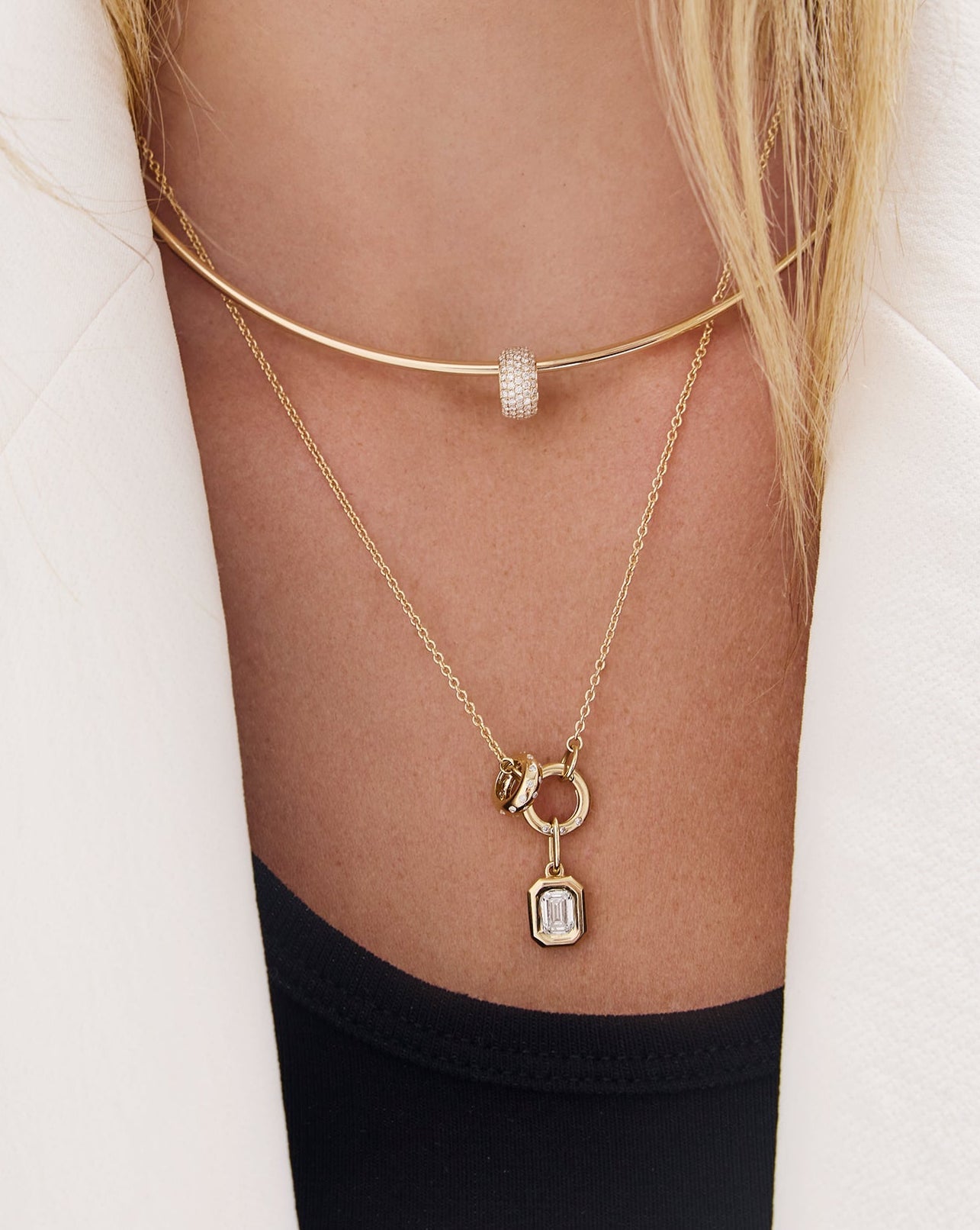Scattered Diamond Eternity Bead
