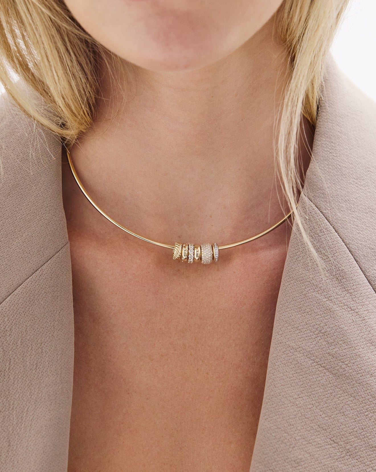 Scattered Diamond Eternity Bead