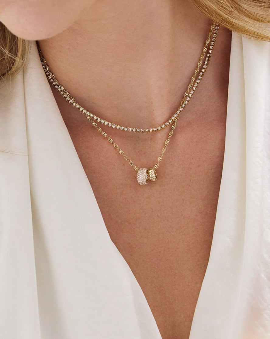 Textured Eternity Bead