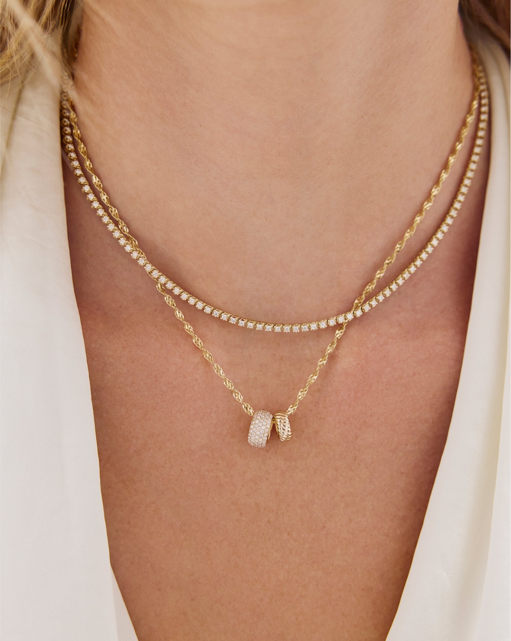 Textured Eternity Bead