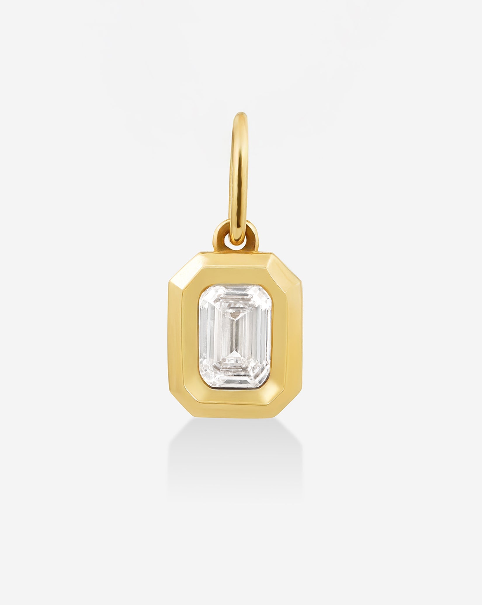 Framed Lab Diamond Pendant