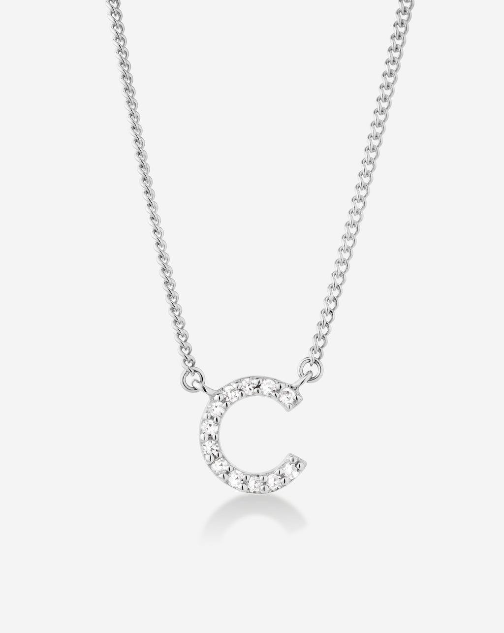 Diamond Initial Necklace